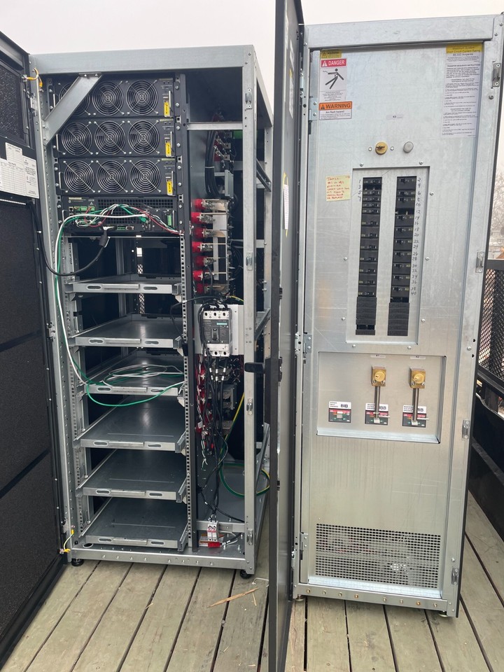 Liebert APM 45K-F UPS System w/ Batterys APM Maintenance Bypass Cabinet ...
