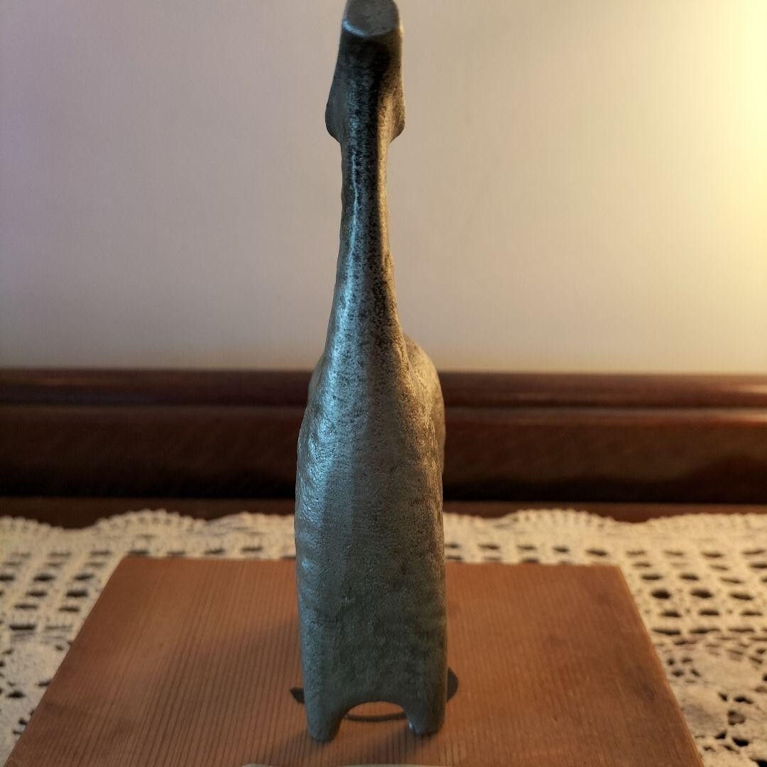 Horse Object 15.5cm With box & paper by well known Japanese