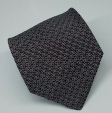 Polo Ralph Lauren Silk Tie Purple Green Geometric Men Necktie 57.5 x 3.5