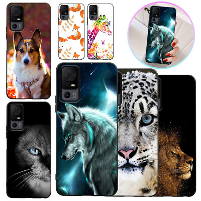 Cute Cartoon Cover Shockproof TPU Phone Case For TCL 40 30 50 XL 501 T-Mobile 7