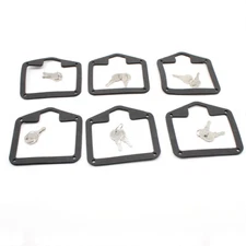 6PCS Stainless Steel Key Camper Truck Tool Box Trailer Door Latch T Handle Lock