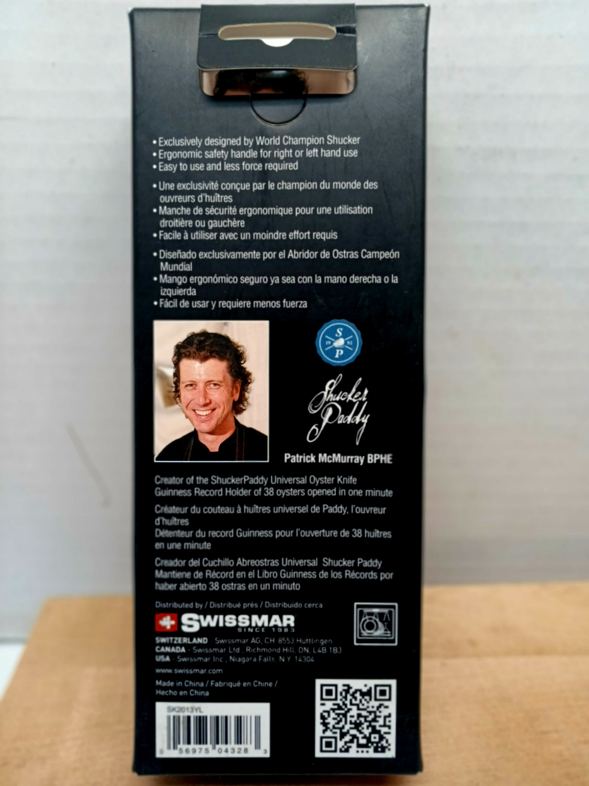 Swissmar Shucker Paddy Universal Oyster Knife  SEALED NEW