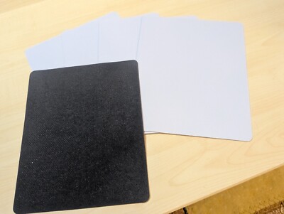 1x White Rubber Mouse Pads 5mm for Sublimation Printing or Regular Use | 20x24cm