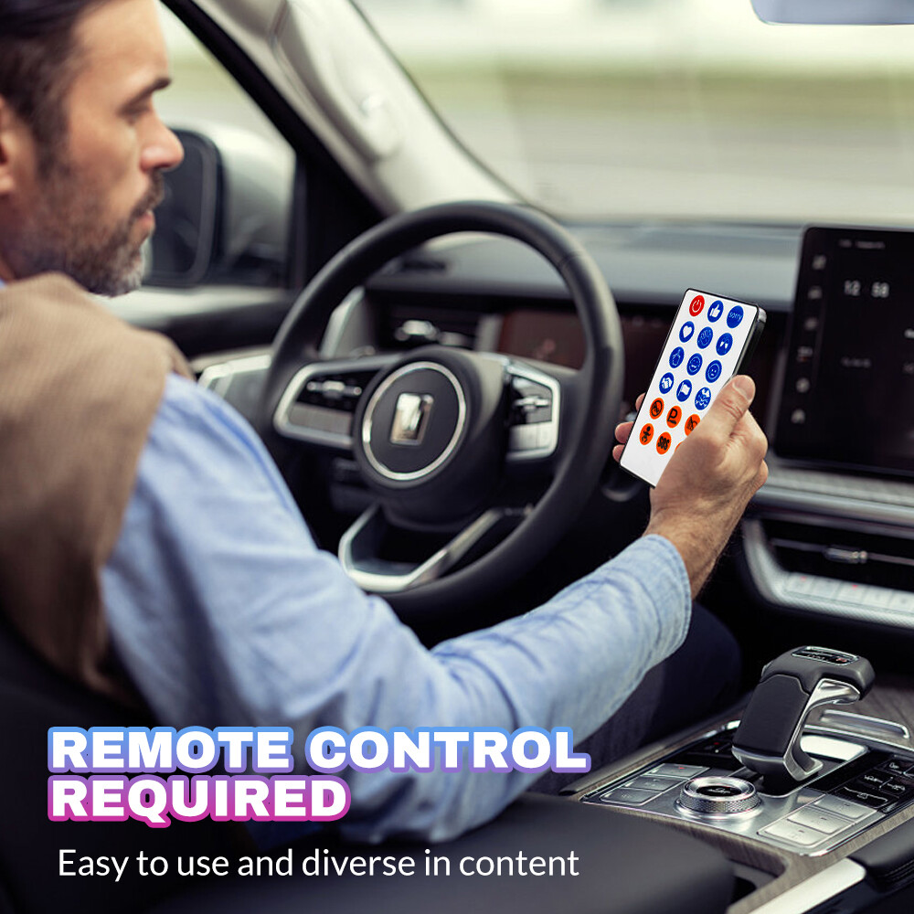 1-2 PCS Devil's Eye LED Screen Light Car Windshield Screen USB Plug-in - Foto 12