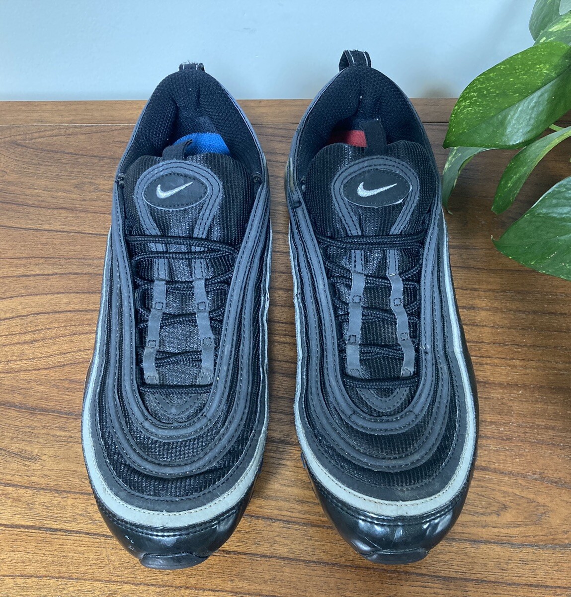 black red blue air max 97