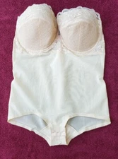 Vintage Dolores for Poirette Promise Body Suit Bustier Shaper Size 40 NEW Fem Cd