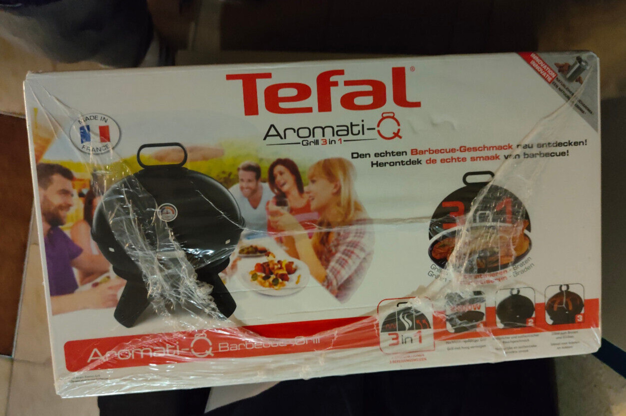 Tefal Aromati-Q barbecue électrique sans fumée pour cuire et fumer facilement