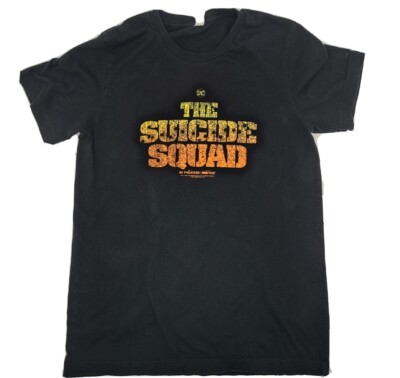 Suicide Squad Shirt Womens Size Medium Black HBO Max Promo DC Comics 