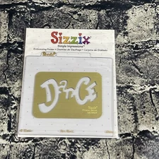 Sizzix "dance" #38-9824 phrase simple impressions
