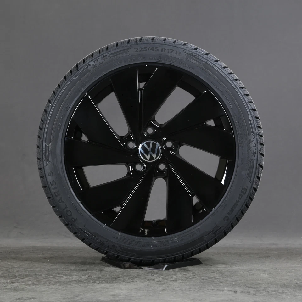 17 Zoll Winterräder original VW Golf 8 VIII Belmont 5H0601025BE Winterreifen - Bild 2 von 4