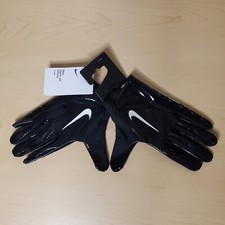 Nike Vapor Jet 7.0 Sz L Football Gloves Alpha Magnigrip Flex Lightweight Black 