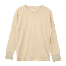 Italian Army wool blend thermal long john tops, S/M/L, NOS Cond., free shipping