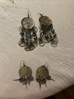 2 Pair of Handcrafted Artisan Art Show Dangle Earrings Watch Parts Steampunk — photo 4