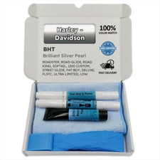 Lackstift f&uuml;r Harley-Davidson Silber BRILLIANT SILVER PEARL BHT ROADSTER ROAD