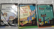 McDonald's Happy Meal Toys Books New Lot Of 4 Pete The Cat, If You Take A Mouse