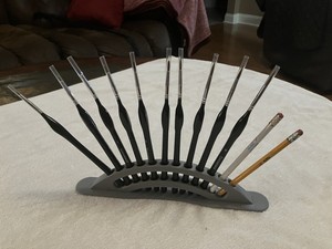 Model Paint Brush Holder 3d printed