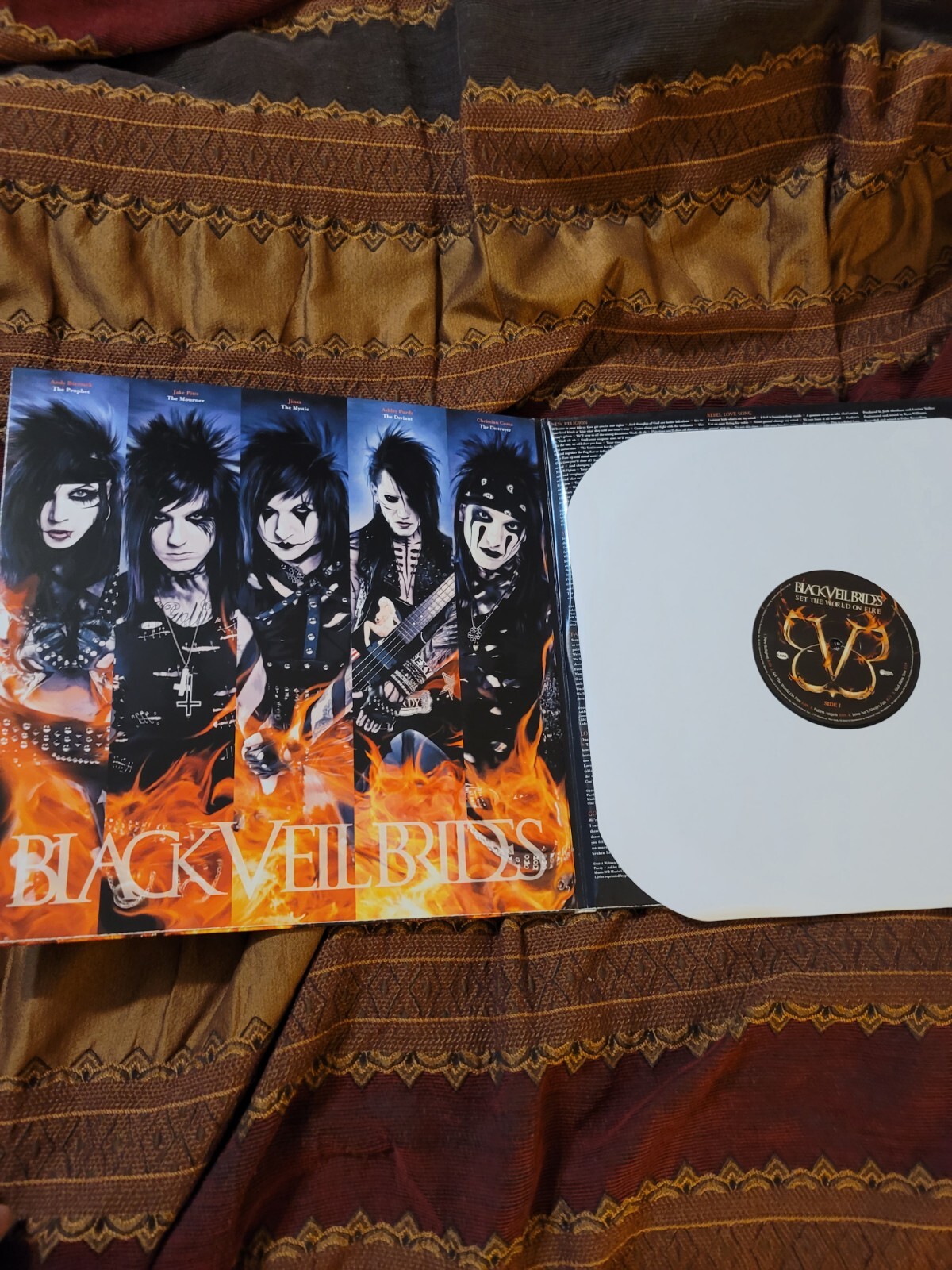 Black Veil Brides Set the world on fire Vinyl LP b LAST ONE eBay