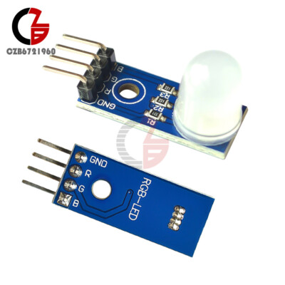 DC5V 10MM RGB LED Module Common Negative three-color LED Module Light ...