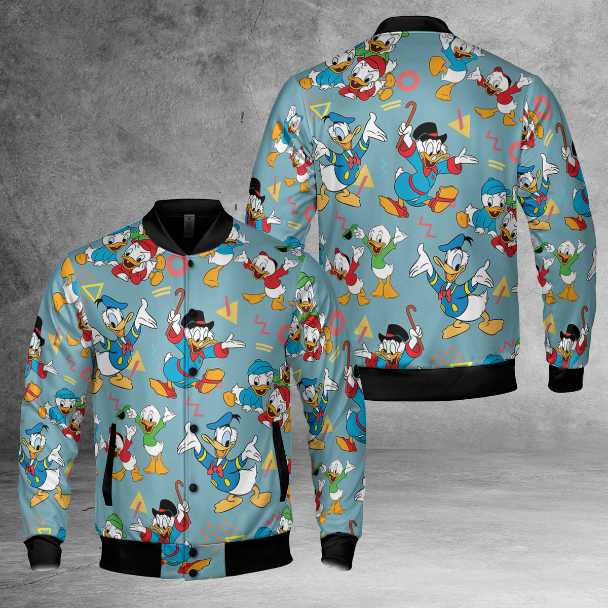 Ducktales Scrooge Mcduck Donald Huey Dewey Louie Duck Jacket | eBay