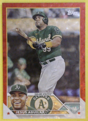 2023 Topps Series 1 - Jesus Aguilar #554 - Red Foil 103/199 -P112 | eBay