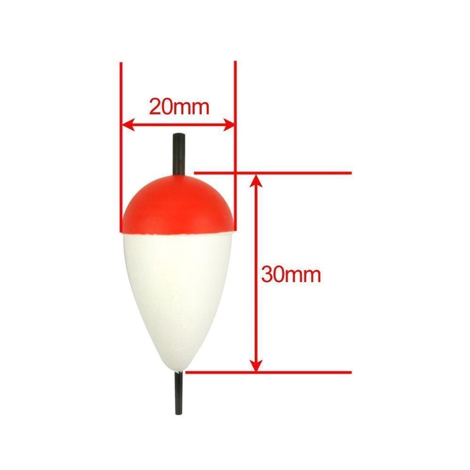 Valued Pack Polystyrene Foam Fishing Floats in Different Size , Bulk Buy - image 2 of 4