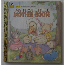 Mother Goose First Little Golden Book Story Children Illustrated Vintage Reader