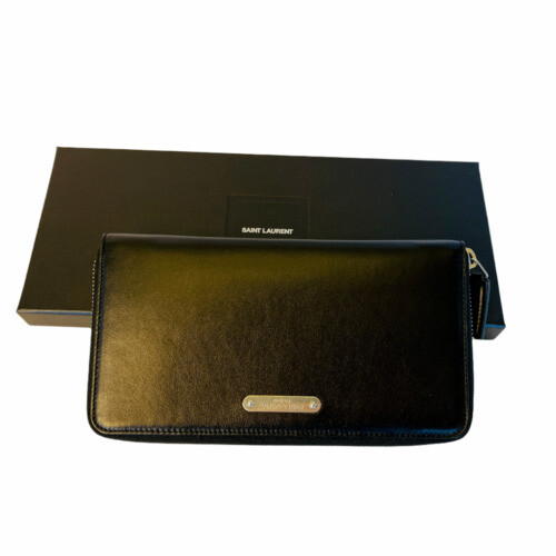 SAINT LAURENT PARIS BIFOLD WALLET BLACK IVORY SAINT LAURENT PARIS BIFOLD WALLET BLACK IVORY