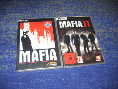 Mafia 1 und 2  PC in DVD Hülle Deutsche Verkausversionen 