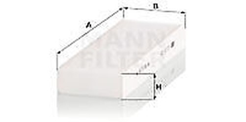 CU 26 025-2 Mann-Filter Filter, Luft Cicjout FüR Citroen, Ds, Opel, Peugeot,-image