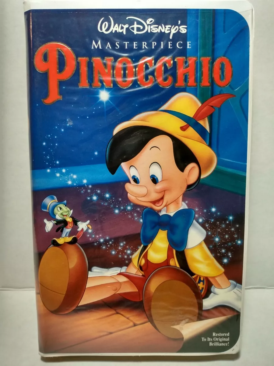 Walt Disney's Pinocchio VHS Black Diamond 239-2 Clamshell RARE 12257239034  | eBay