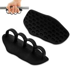 Anti-Slip Workout Grips: New Rubber Gym Grips Deadlifts Palm Protection Gloves f
