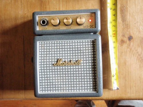 Marshall MS-2C Micro Guitar Amplifier - Grey