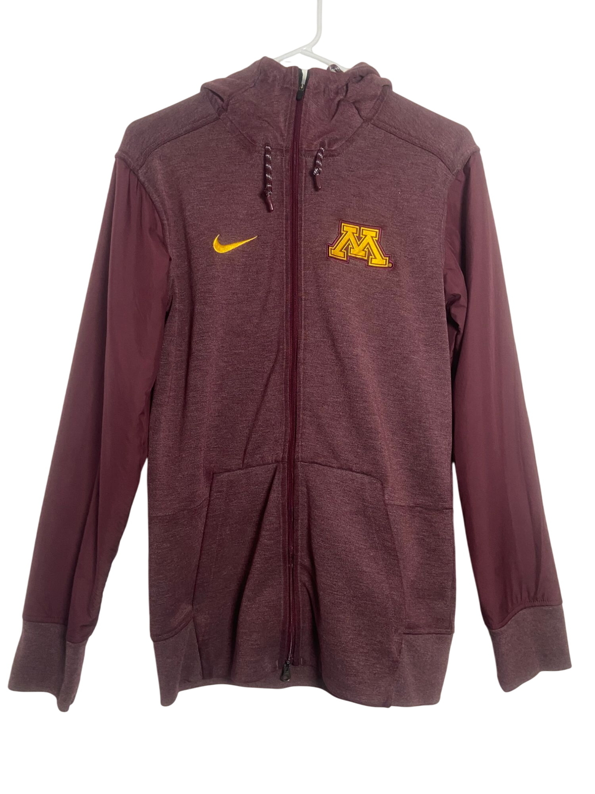 Nike Men's Minnesota Golden Gophers Dri-FIT Full Zip Hoodie Small