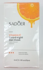 Sadoer Vitamin C Good night Gel Mask 4ML New and Sealed