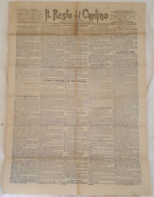 Die Rest Der Mops 3 Januar 1897 Bama Reggio Porto Maurizio Trentino