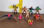 Vintage He-Man Masters Of The Universe Lot Action Figures  MOTU 1980s Lot Of 8