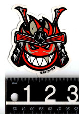 Spitfire Samurai Bighead Sticker 3.25 In X 3 In Multicolor Skateboard Decal Spitfire Samurai Bighead Sticker 3.25 In X 3 In Multicolor Skateboard Decal