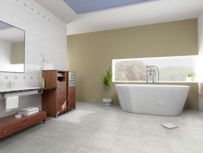 Brick Design Concrete White Vinylboden Klebeplanke ab 26,99  /m²