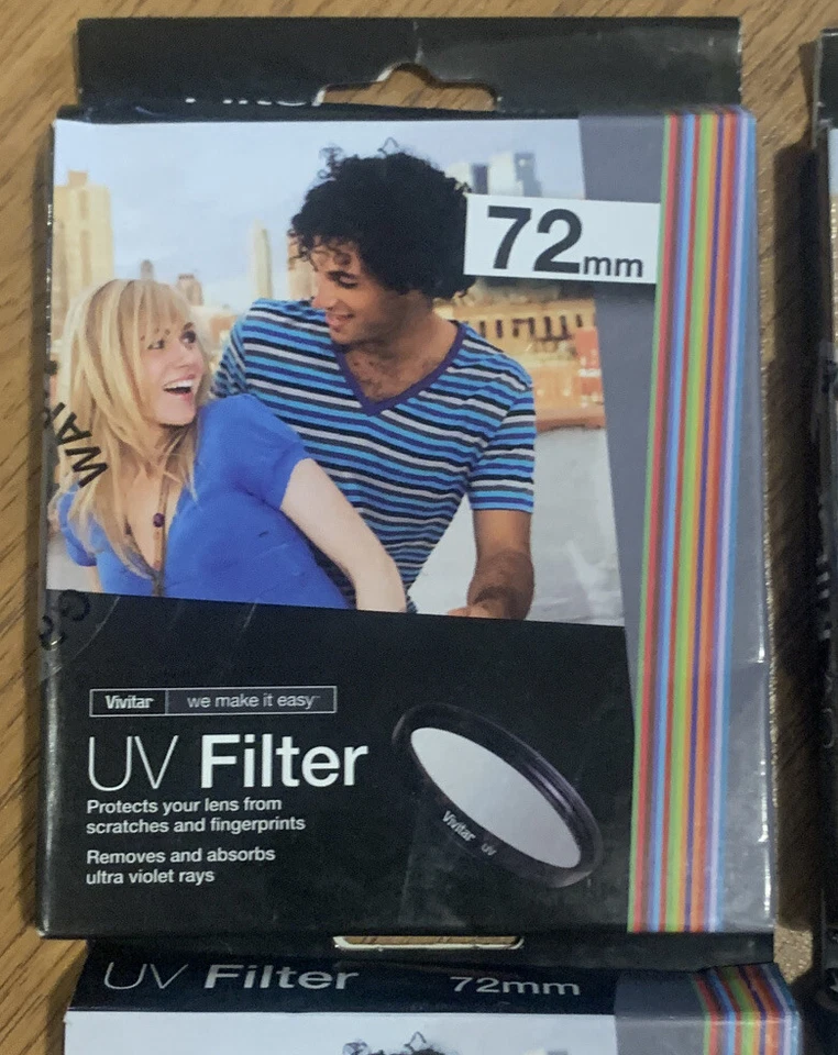 Vivitar UV72 72mm 4-Piece Camera Lens Filter - Image 2 of 4