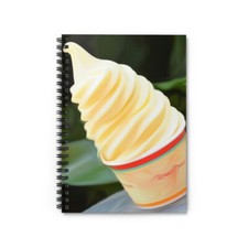 Spiral Notebook - Disneyland Treats Ice cream Whip