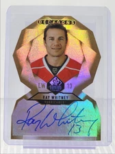 2020 SP EDITION LEGENDS DECAGONS DIE CUT RAY WHITNEY AUTO Carolina Hurricanes