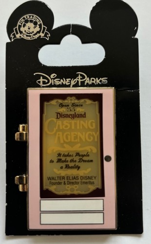 DLR Walt Disney Main Street Casting Agency Door '55 esclusiva spilla rosa cast - Foto 2 di 3