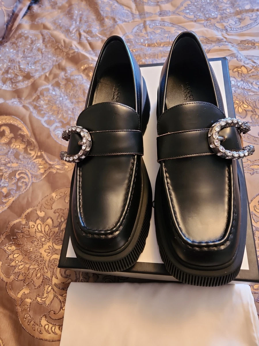 Gucci store platform loafers