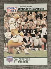 1990-91 Pro Set Super Bowl 160 #121 Don Chandler