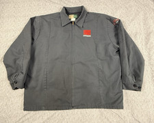 WearGuard Work Mechanics Jacket Men's XL RG Charcoal USA Workwear Quilted Lined