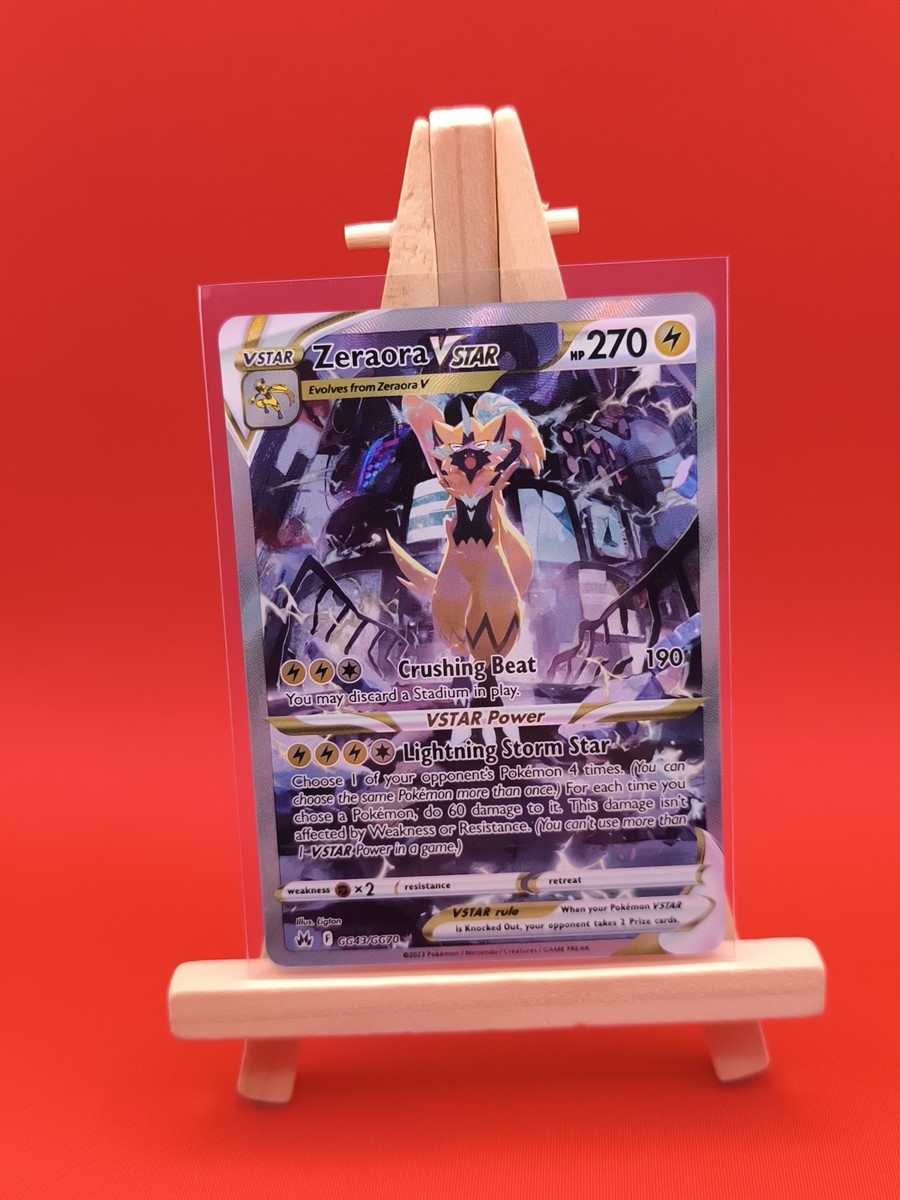 Zeraora VSTAR GG43/GG70 Crown Zenith Alternate Art Ultra