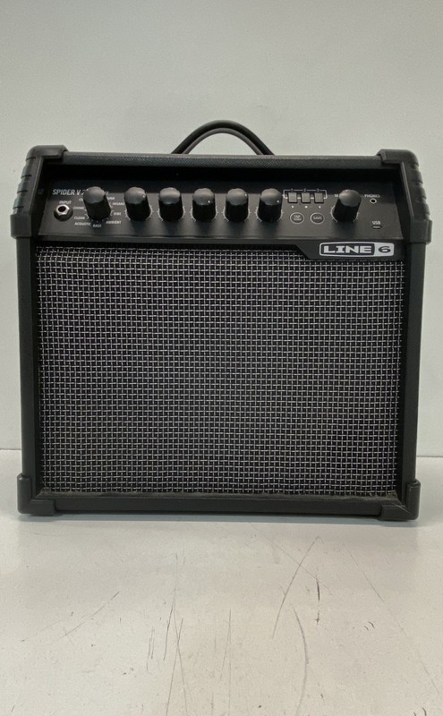 Line 6 Spider V 20 20W Modeling Guitar Combo Amplifier - For Parts or Repair