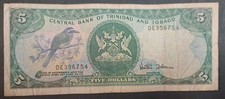 (1997-2002) Trinidad and Tobago 5 Dollars P37d, DE356754, sig Dookeran. 