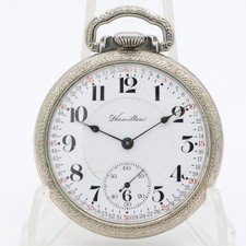 Antique 1912 Hamilton 21j Mechanical Railroad Pocket Watch 992 10k RGP USA