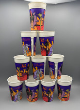 10x Aladdin Disney 1993 McDonalds Musical Becher Trinkbecher Tasse